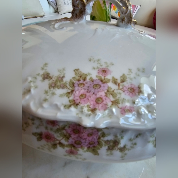 Vintage Limoges France 1896 Elite soup turreen + lid - Picture 5 of 16